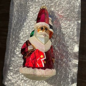 Christopher Radko Santa Christmas ornament